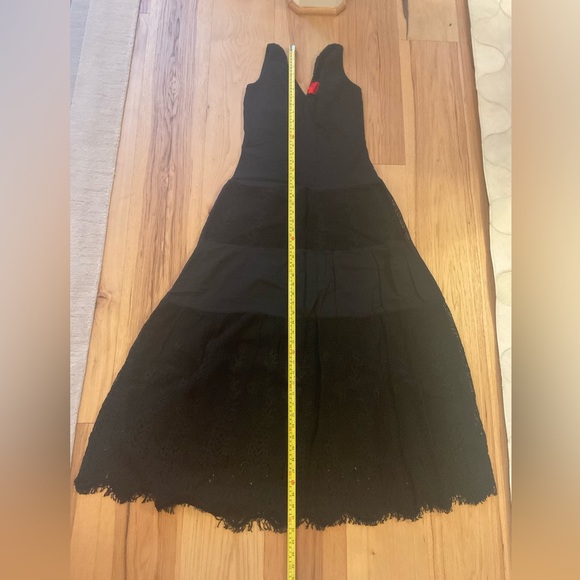 V Christina Black Lace Maxi Dress, Size Small - Picture 10 of 10